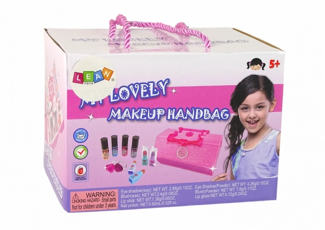 Set Bellezza Borsa Rosa Trucco