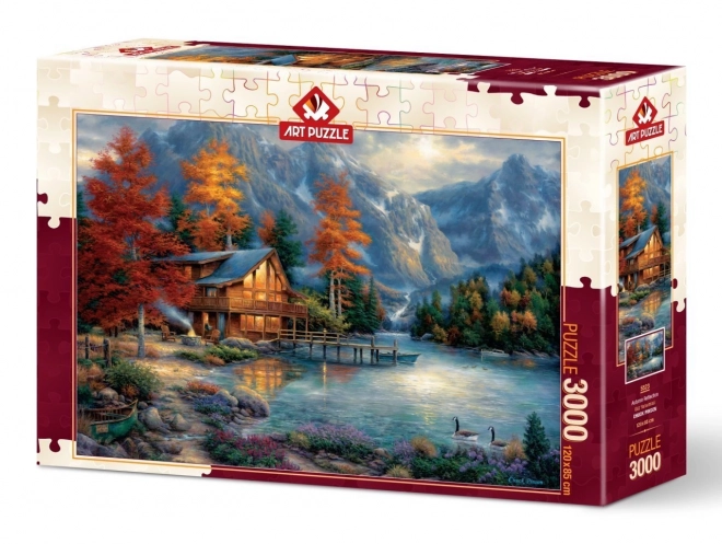 Puzzle Specchio d'Autunno 3000 Pezzi