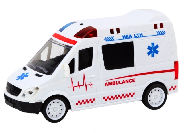 Ambulanza RC Telecomandata con Luci e Suoni Bianche