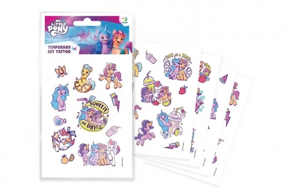 Tatuaggi My Little Pony per bambini 10,5x15 cm