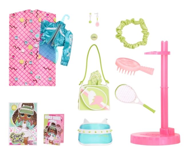 Collezione di accessori da tennis