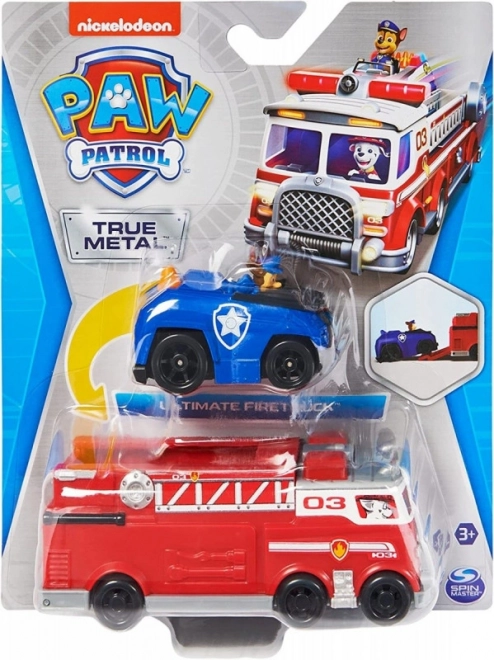 Macchina dei pompieri PAW Patrol con modellino Die-Cast