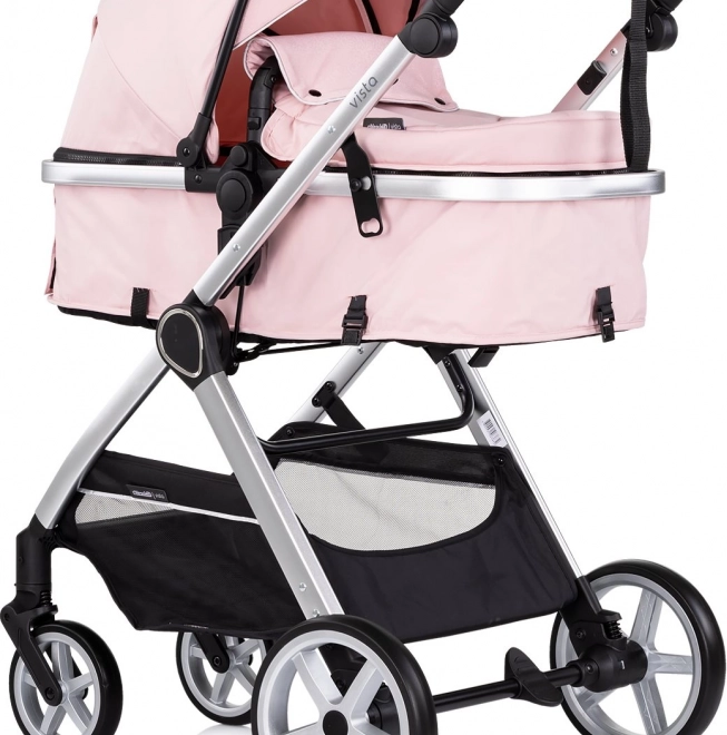Passeggino Chipolino Vista 2v1 Rosa Marshmallow