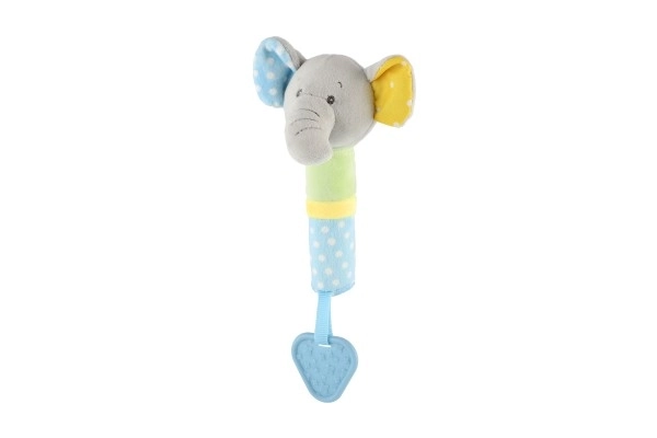 Sonaglio e massaggiagengive elefante peluche 23 cm