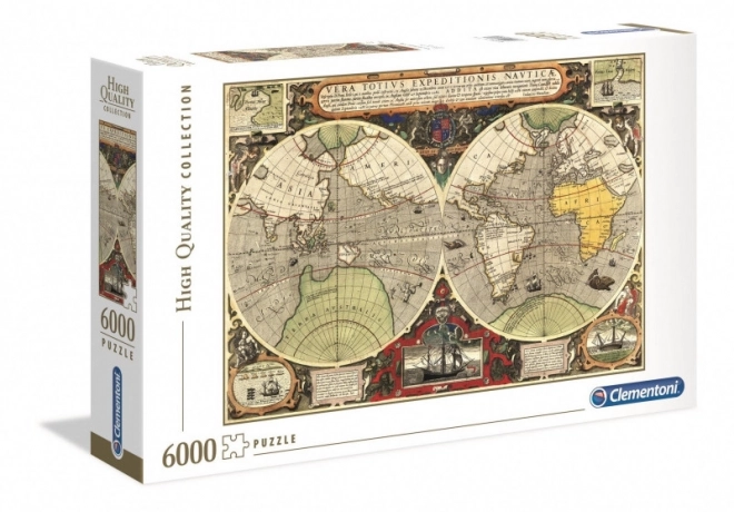 Mappa Antica Puzzle 6000 Pezzi Clementoni