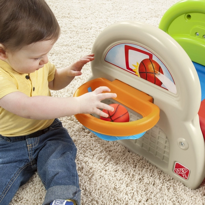Centro Gioco STEP2 per Bambini con Scivolo, Basket e Baseball