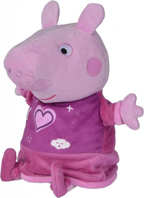 Peppa Pig peluche 2-in-1 con ninna nanna e luce