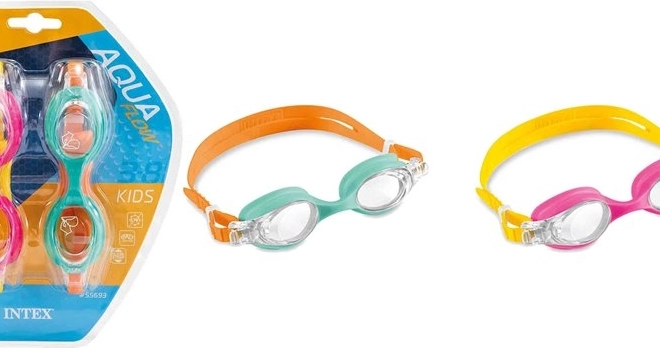 Occhialini da nuoto per bambini età 3-8 anni