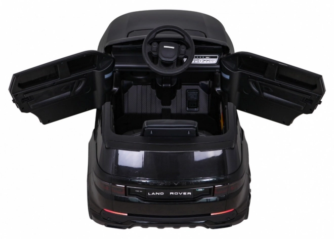 Land Rover Discovery Sport per bambini nero + telecomando + avvio lento + funzione altalena + MP3 LED
