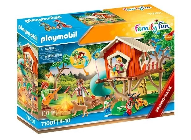 Casa sull'albero con scivolo Family Fun