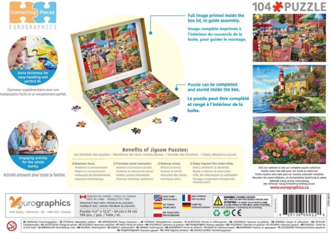 Eurographics Puzzle Una giornata al mercato agricolo 104 pezzi