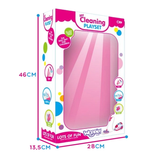 Set di pulizia per bambini con aspirapolvere Woopie