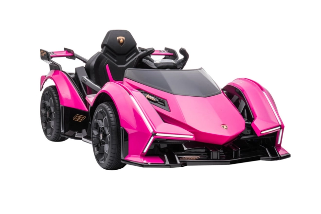 Macchina Elettrica per Bambini Lamborghini Rosa