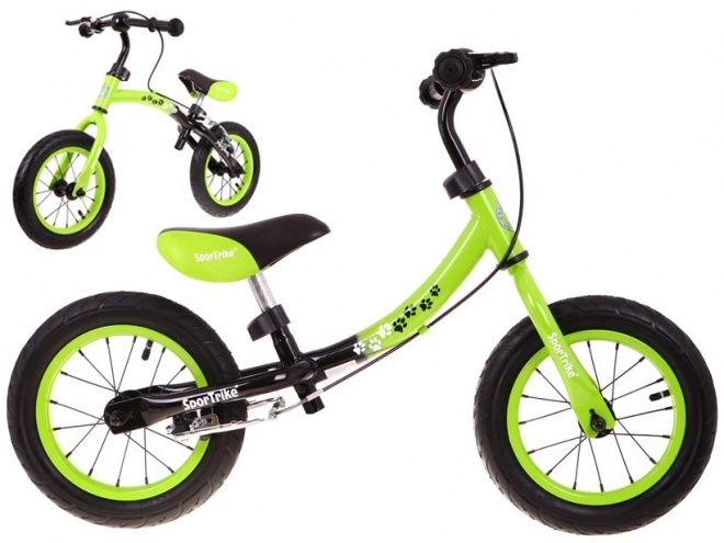 Bicicletta Senza Pedali per Bambini Boomerang SporTrike Verde