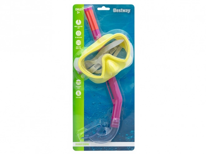 Maschera da snorkeling Bestway per bambini – Giallo