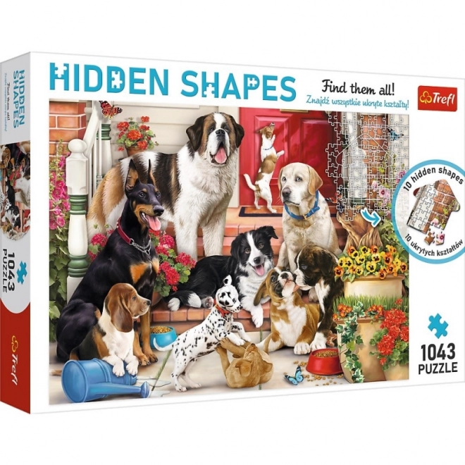 Trefl puzzle Hidden Shapes Psia zabawa 1043 pezzi