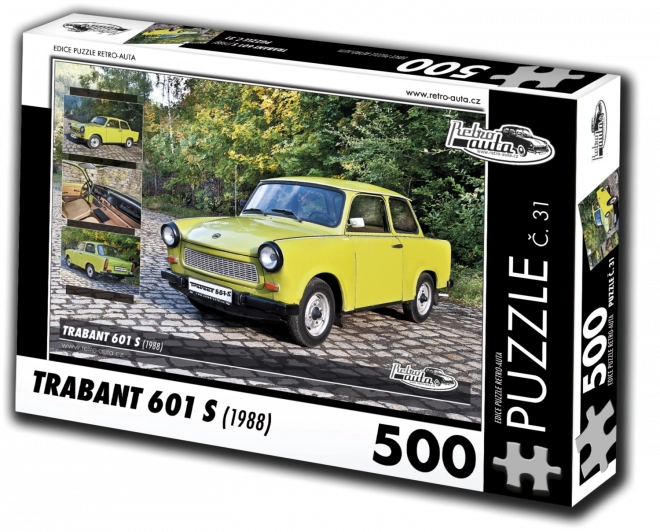 Puzzle Retro-Auta Trabant 601 S 500 Pezzi