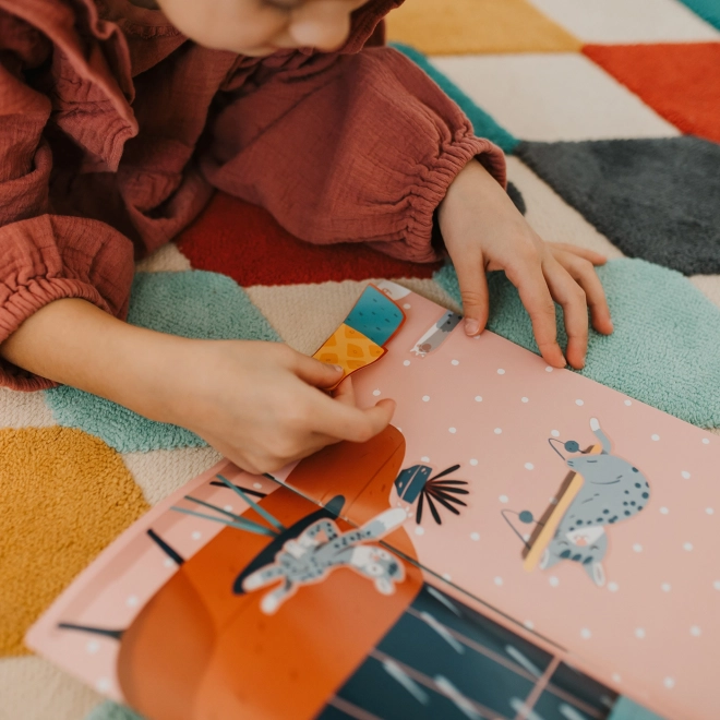 Quaderno di adesivi Ababu pieno di divertimento con 111 adesivi