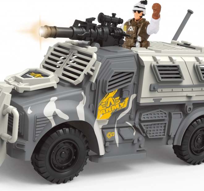 Auto militare con effetti