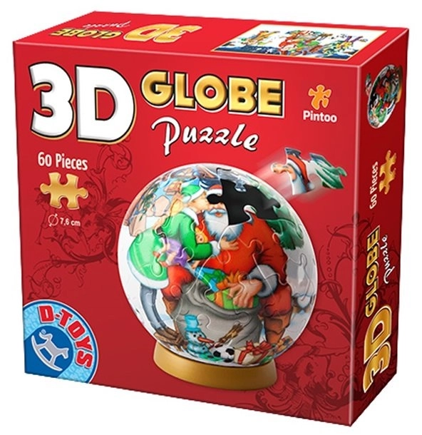 Palla Puzzle 3D Natale D-TOYS