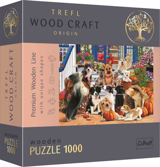 Puzzle Trefl Amicizia Canina in Legno 1000 Pezzi