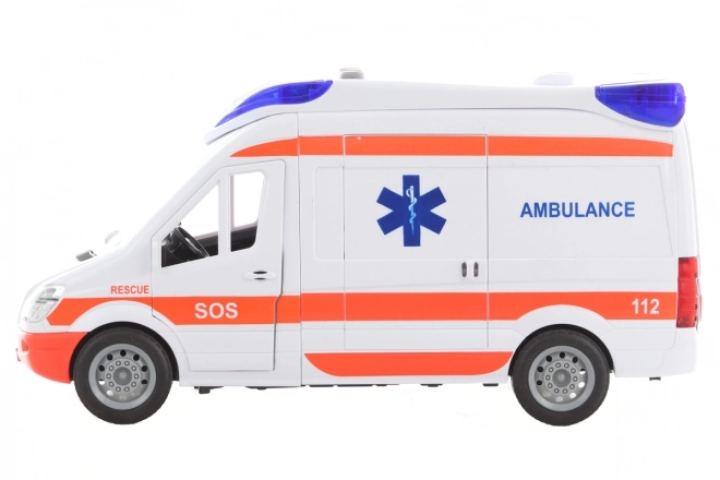 Ambulanza a batteria con barella