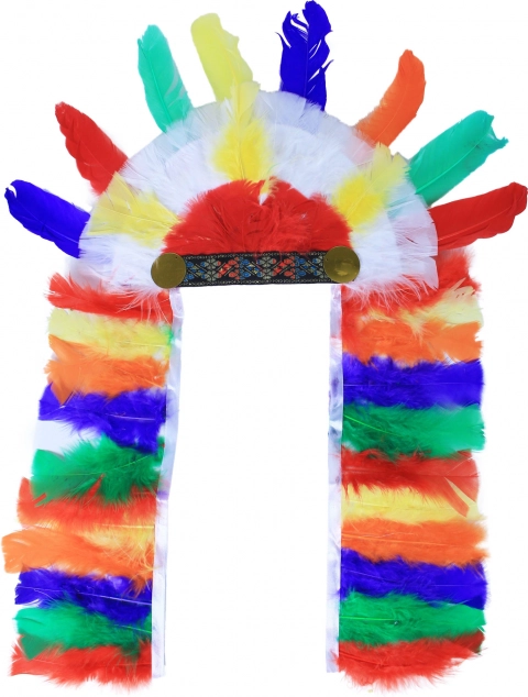 Piume multicolori appariscenti