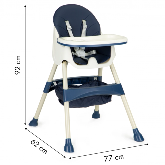 Seggiolone 2 in 1 Blu ECOTOYS