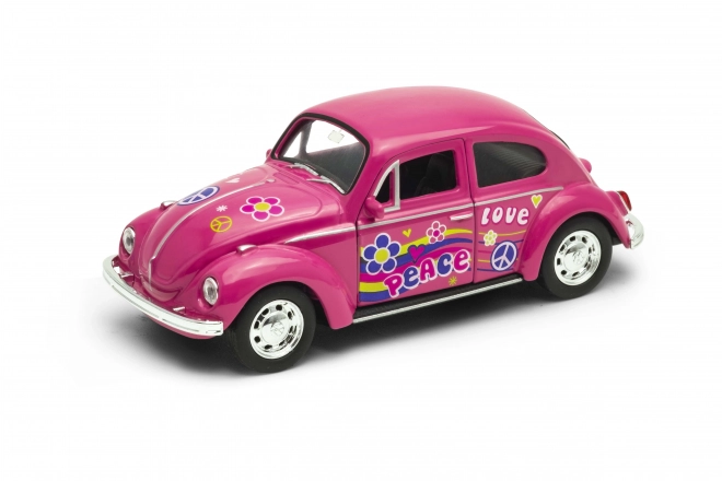 Modello Volkswagen Beetle 1:34 Rosa Arcobaleno