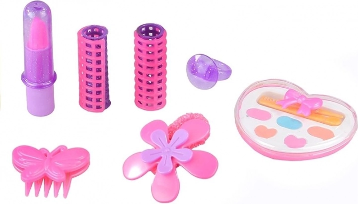 Accessori make-up e bigodini per un gioco creativo
