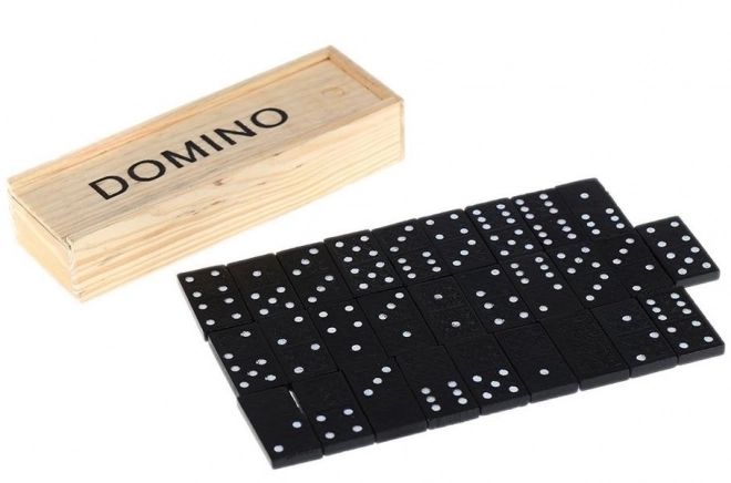 Gioco Domino in Scatola di Legno 28 Pezzi