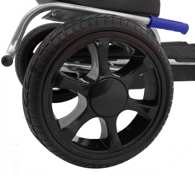 Grand Ride kart a pedali per bambini 3+ Blu + Ruote in EVA + Sedile regolabile + Freno a mano