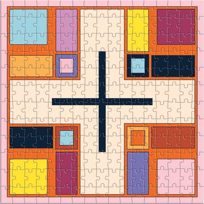 GALISON Puzzle quadrato Frank Lloyd Wright: Blocchi tessili 4x200 pezzi