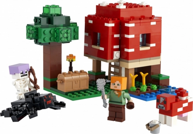 Lego Minecraft Casa Del Fungo