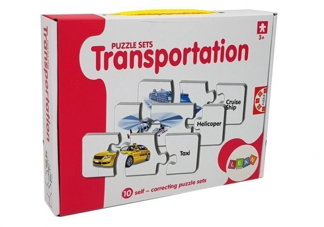 Puzzle educative trasporti 10 connessioni