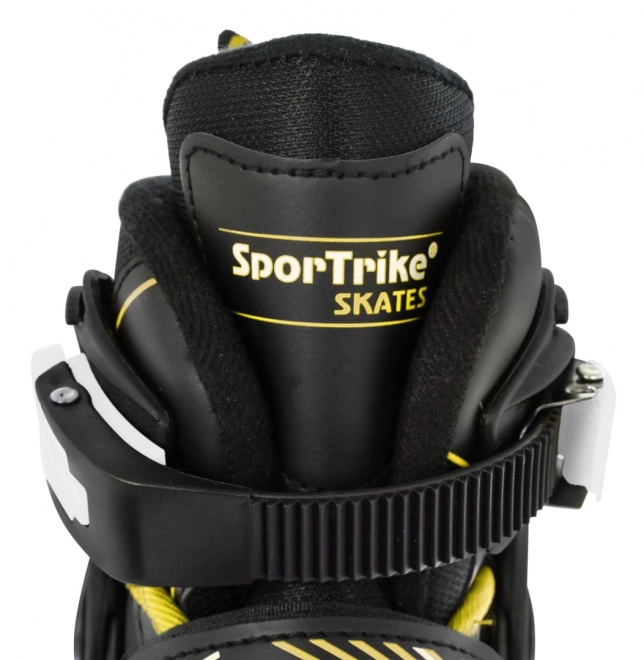 Set 4 in 1 Pattini a rotelle, rollers e pattini da ghiaccio per bambini taglia 29-33 Rosa – Giallo
