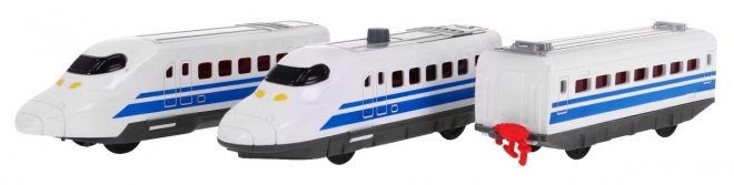 Grande treno con binari per bambini 3+ treno con vagone e accessori 56 pezzi