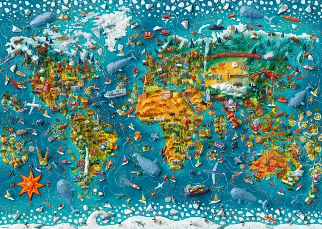 Puzzle 2000 pezzi Il nostro mondo