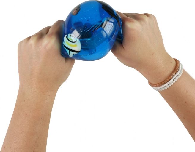 Serpente d'acqua con creature marine antistress