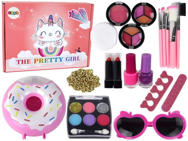 Set trucco per bambine smalto e ombretti