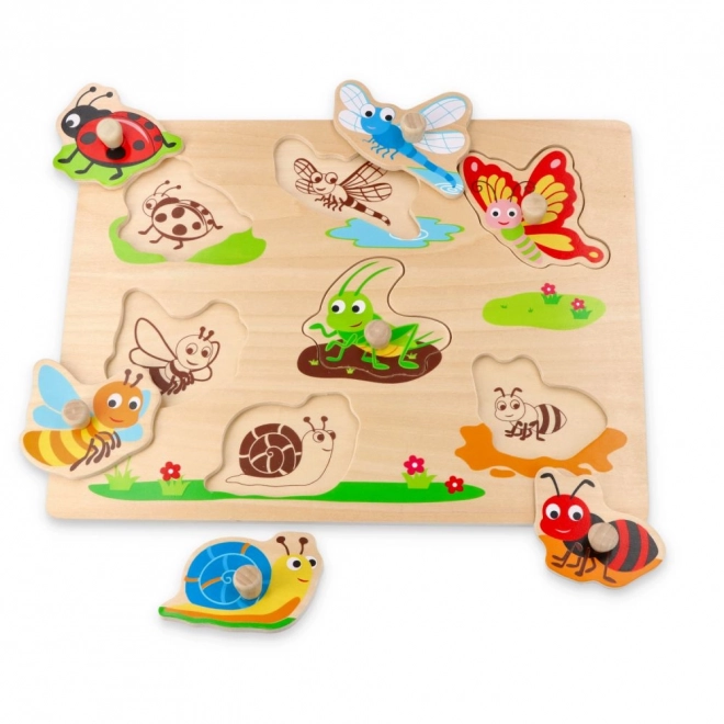 Puzzle con Maniglie di Insetti