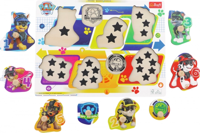 Puzzle in legno PAW Patrol: Spie