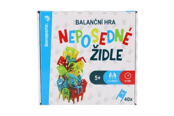Sedie irrequiete gioco di equilibrio per bambini