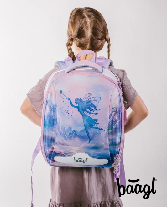 Set cartella scolastica, astuccio e sacchetto Shelly Fata