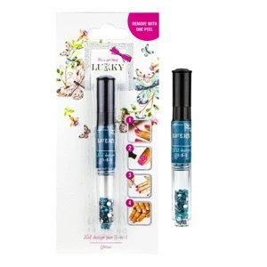 Lukky smalto e glitter 2 in 1 azzurro chiaro