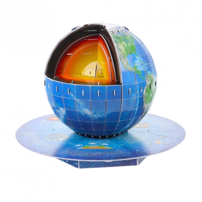 Puzzle 3D educativo modello Terra