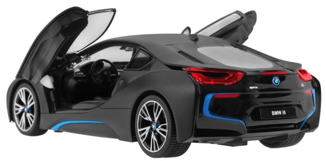 BMW i8 nero RASTAR 1:14 auto con telecomando + telecomando 2,4 GHz