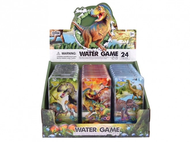 Gioco d'acqua con dinosauri ad anelli