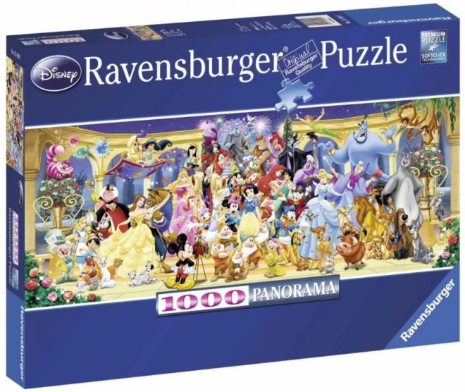 Puzzle panoramico Disney Famiglia 1000 pezzi