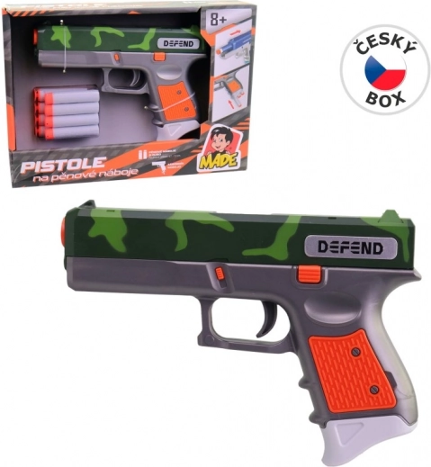Pistole con proiettili in schiuma per bambini